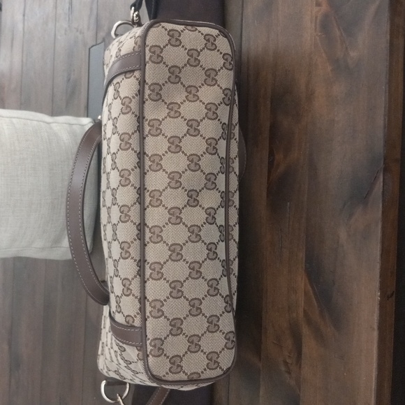 NWOT Authentic Gucci GG Supreme Monogram Medium Joy Tote Crossbody - Picture 5 of 10